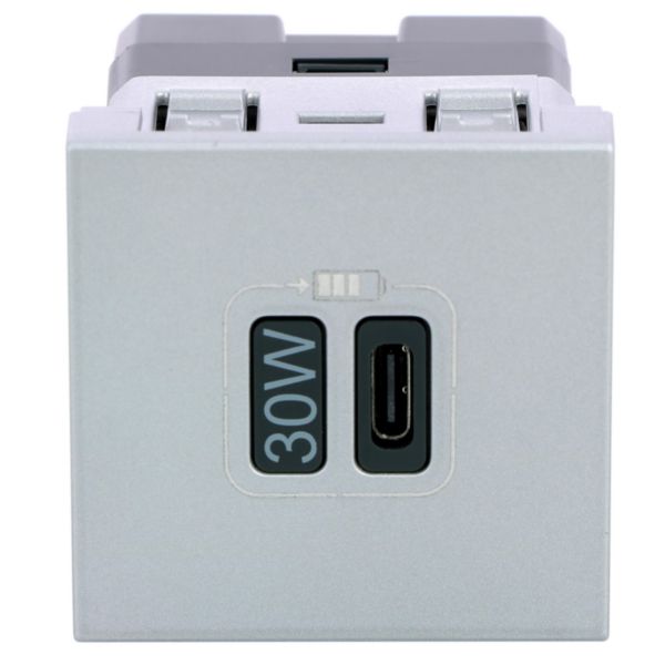prise simple USB Mosaic Type-C 3A 30W power delivery 2 modules - alu - Page 20