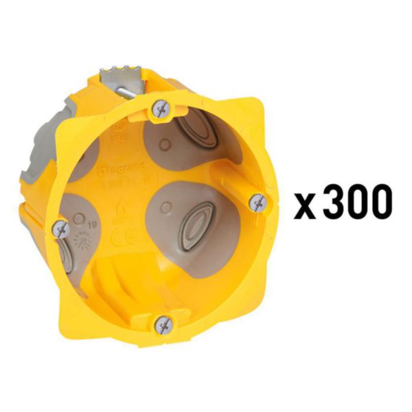 Lot spécial chantier de 6x50 boîtes 1 poste Eco Batibox - profondeur 40mm