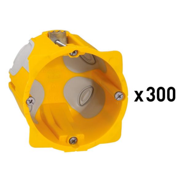 Lot spécial chantier de 6x50 boîtes 1 poste Eco Batibox - profondeur 50mm