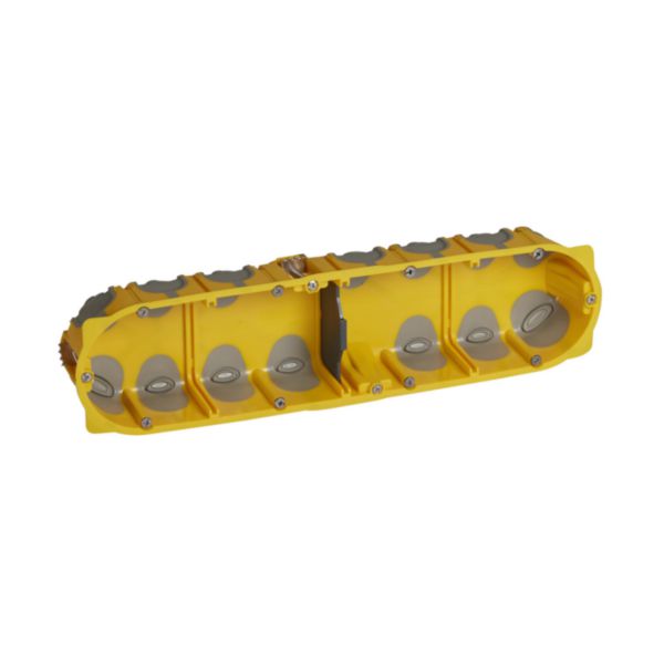 Boîte multipostes Eco Batibox 4 postes 8 à 10 modules - profondeur 40mm