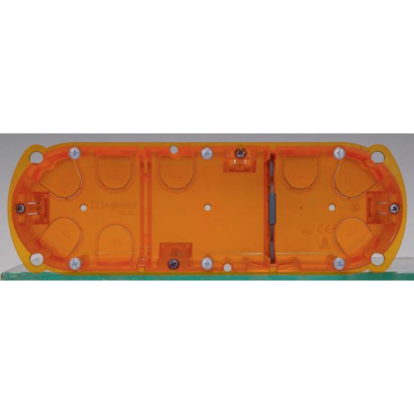 Boîte Batibox multimatériaux 3 postes ou 6 à 8 modules utilisation verticale ou horizontale - profondeur 50mm