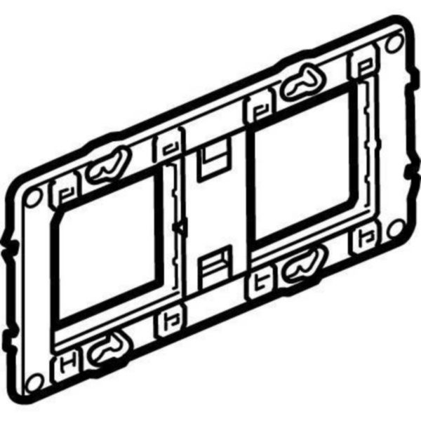 Support à vis pour Mosaic , Céliane ou Soliroc pour 2 postes ou 4 à 5 modules