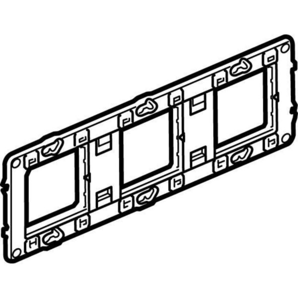 Support à vis pour Mosaic , Céliane ou Soliroc pour 3 postes ou 6 à 8 modules