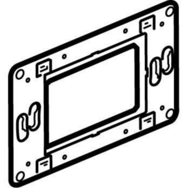 Support universel Batibox pour 3 modules