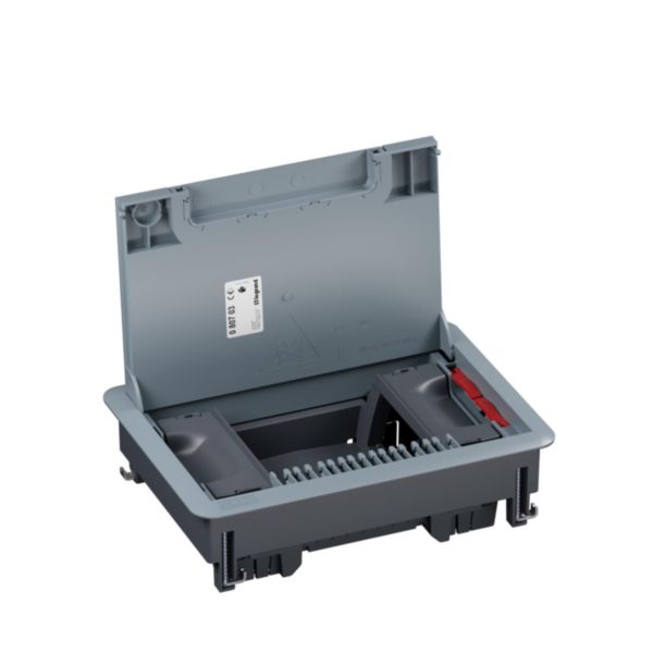 Boîte de sol Mosaic 8 modules avec couvercle amovible - cadre plastique, résistance 3000N