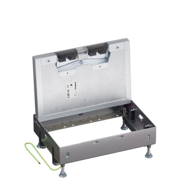 Trappe affleurante métal Mosaic 8/12 modules avec couvercle amovible