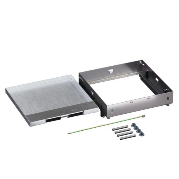 Trappe de visite métal affleurante Mosaic 16/24 modules avec couvercle amovible, résistance 5000N