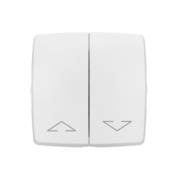 Interrupteur pour volets roulants ASK 6A 250 V~ - à composer Blanc