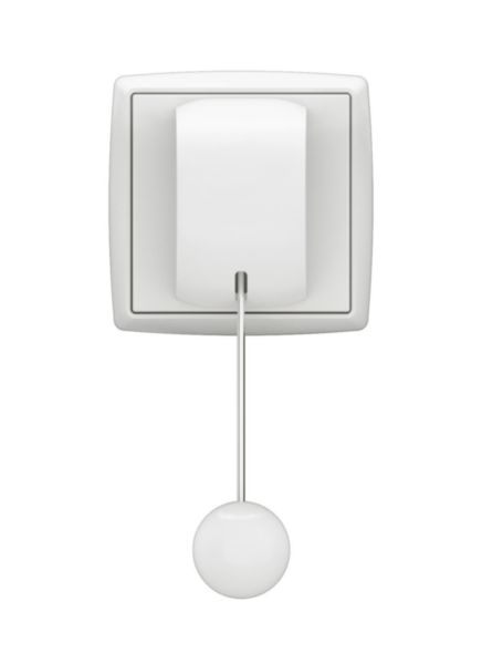 Interrupteur va-et-vient à tirage 10AX - Appareillage Saillie - Composable - Blanc