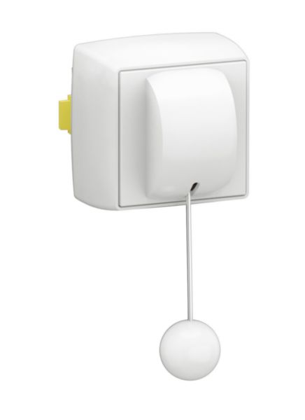 Interrupteur va-et-vient à tirage 10AX - Appareillage Saillie - Composable - Blanc