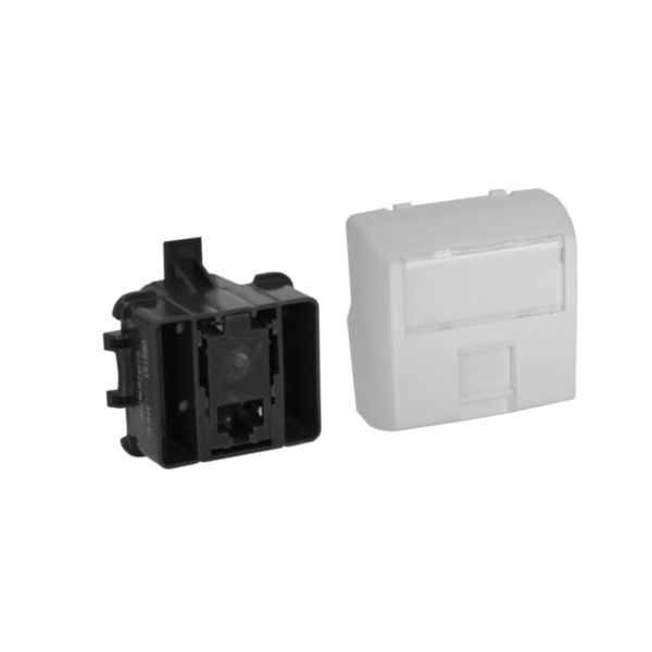 Prise RJ45 catégorie 5e FTP Appareillage saillie composable - blanc
