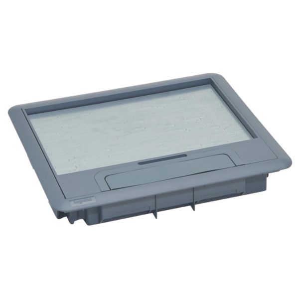 Couvercle plastique pour boîte de sol version standard 12 modules ou 18 modules