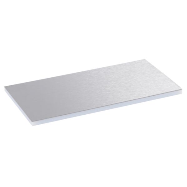 Plaque de finition pour couvercle plastique pour boite de sol version standard 8 modules ou 12 modules