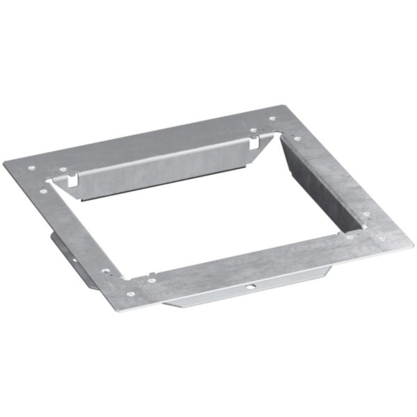 Adaptateur de montage chape béton boîtes de sol standard ou affleurante 12 modules ou 18 modules et boîte universelle