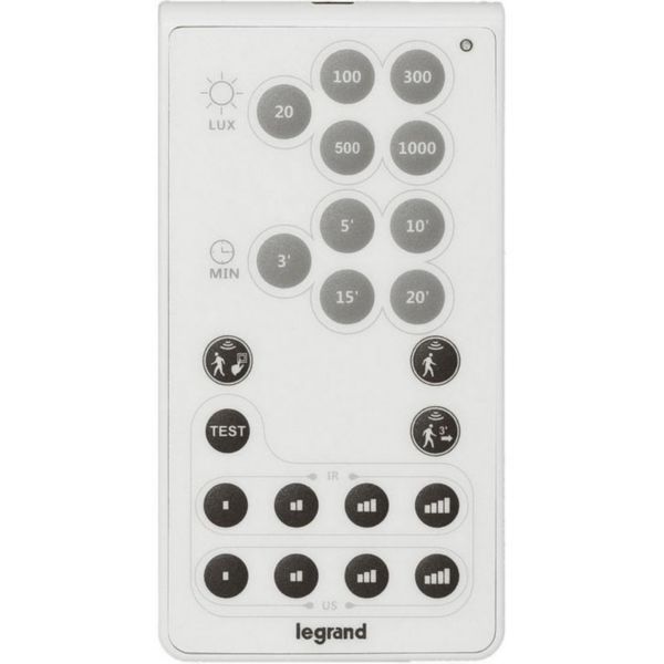 Configurateur de réglage pour détecteurs ECO2 avec programmation par pallier sur touches préenregistrées