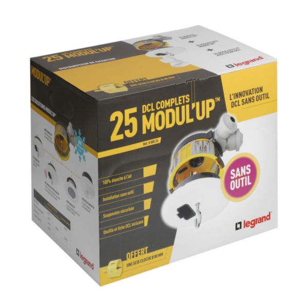 Distributeur de 25 DCL Modul'up complets + 1 scie cloche