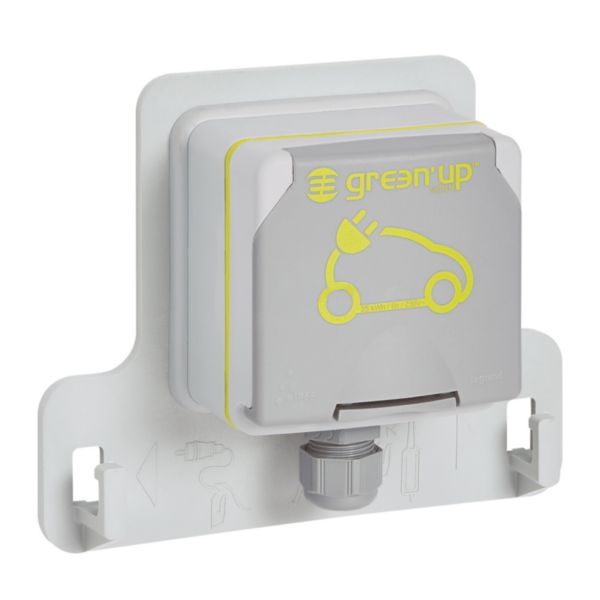 Prise de recharge pour VE Green'up Access - IP66 IK08 -Fixation saillie - Modes 1 ou 2 - 16A 230V