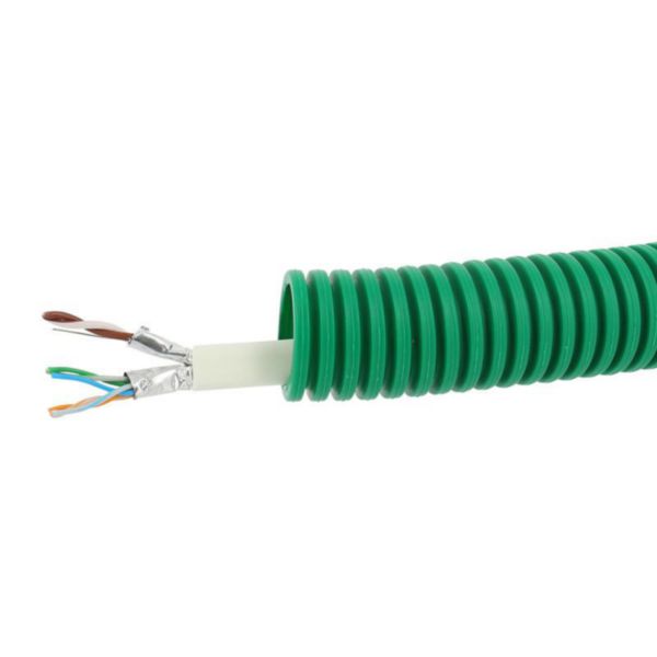 Conduit ICTA Chronofil® Ø25mm pour courant faible grade 2 TV+SAT - RAL6029