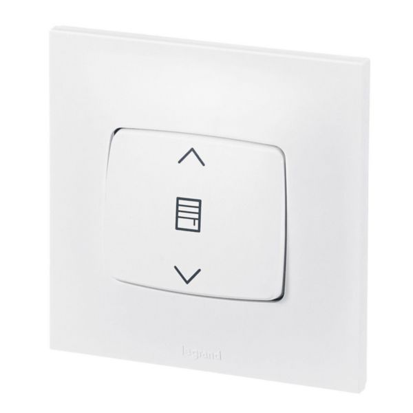 Interrupteur individuel de volets roulants Neptune - Blanc