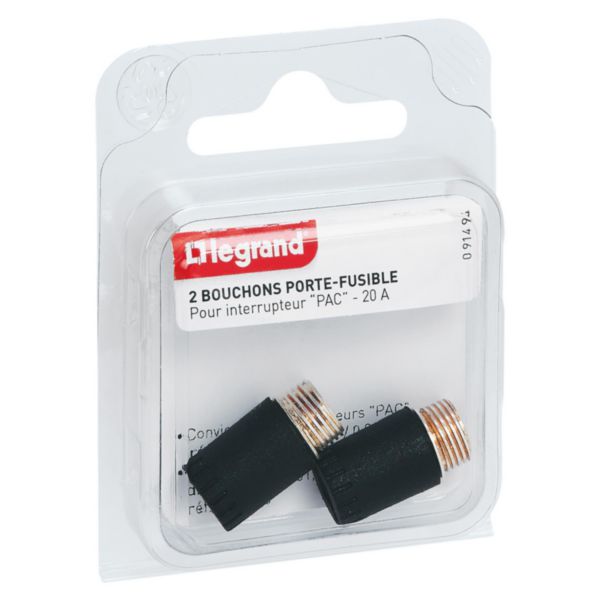 Bouchons porte-fusible (x 2) - pour interrupteur PAC