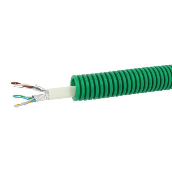 Conduit ICTA Chronofil® Ø20mm pour courant faible grade 2 TV+SAT - RAL6029