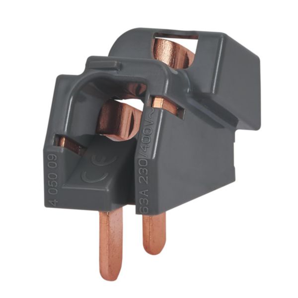 Accessoire de raccordement inter differentiel ou parafoudre 63A et peigne vertical