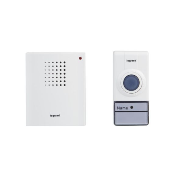 Kit carillon radio sans fils Essentiel - blanc