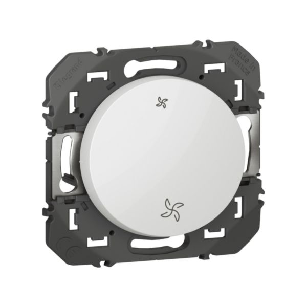 Interrupteur commande VMC dooxie finition blanc