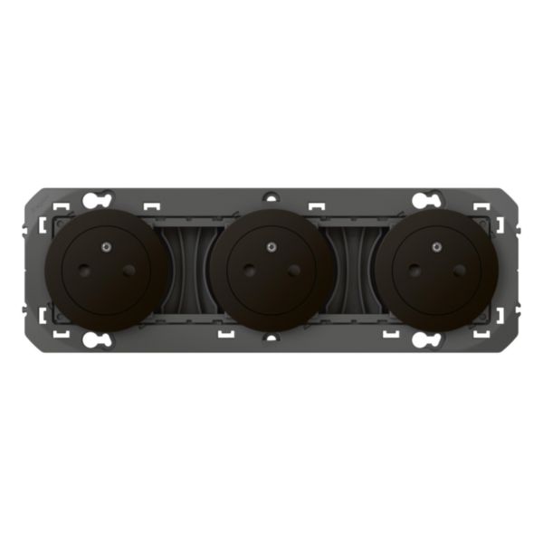 Triple prise de courant 2P+T Surface dooxie 16A précâblées finition noir - emballage blister:th_LG-095279-WEB-F.jpg