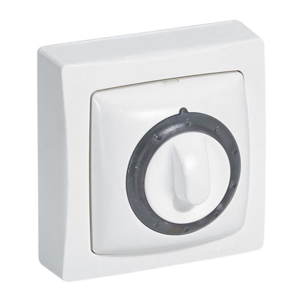 Interrupteur et minuterie numérique Leviton DDL06-734 avec technologie  Bluetooth, commande manuelle, blanc