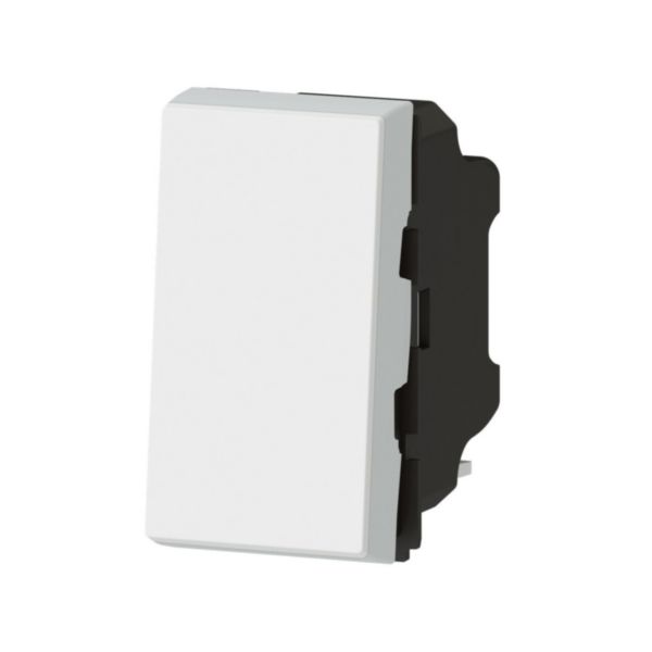 Interrupteur ou va-et-vient Mosaic Easy-Led 10A 1 module - blanc