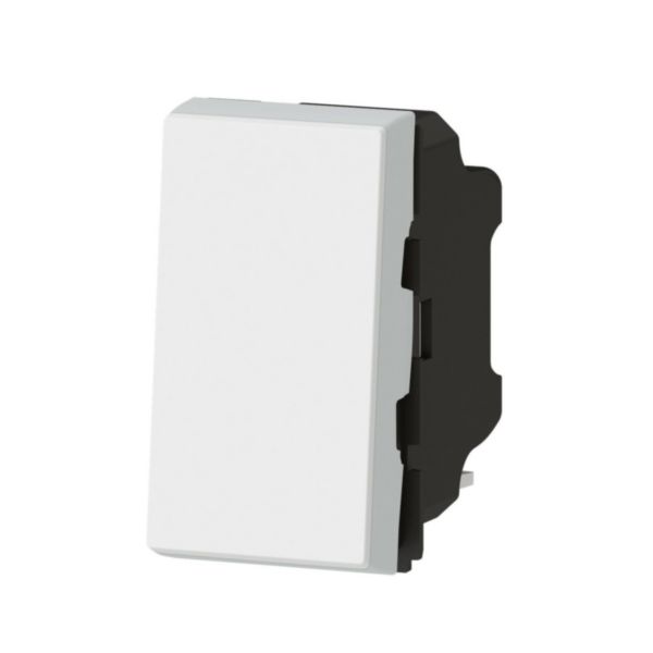 Interrupteur ou va-et-vient lumineux avec voyant Mosaic Easy-Led 10A 1 module - blanc