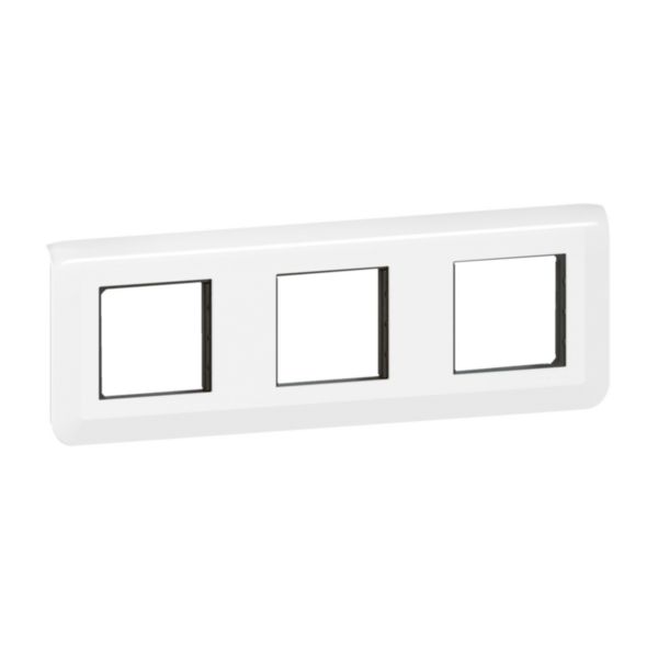 Legrand 078823 Plaque pour prise et interrupteur Legrand Mosaic - 3x2  modules vertical - blanc