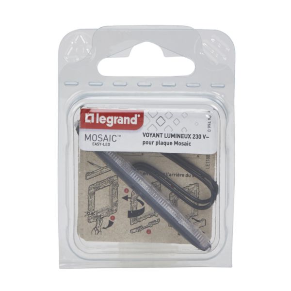 Voyant de balisage Mosaic Easy-Led 0,4W pour support 2 modules