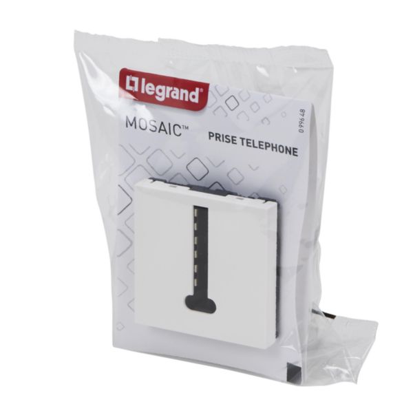 Diam2 Prise Telephone Blanc - Manubricole