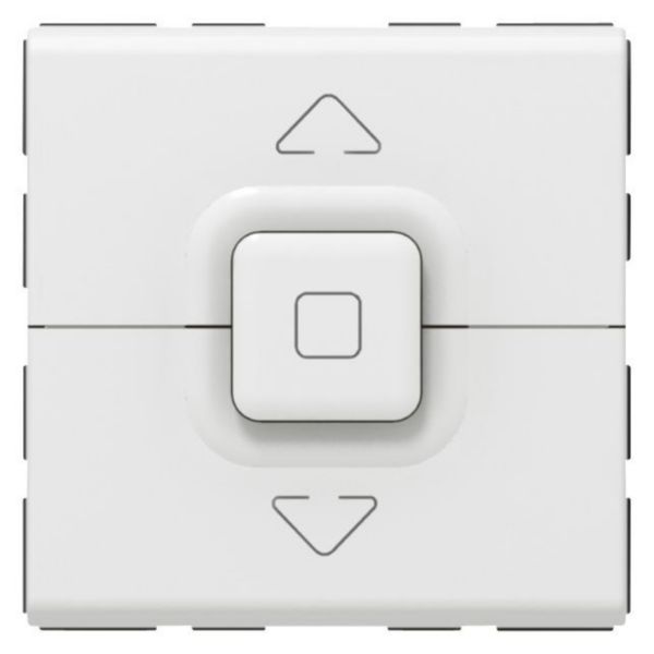 Interrupteur individuel de volets roulants Mosaic 2 modules - blanc