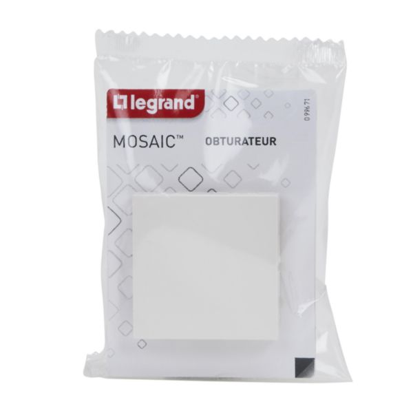 Obturateur Mosaic 45*45 mm - blanc