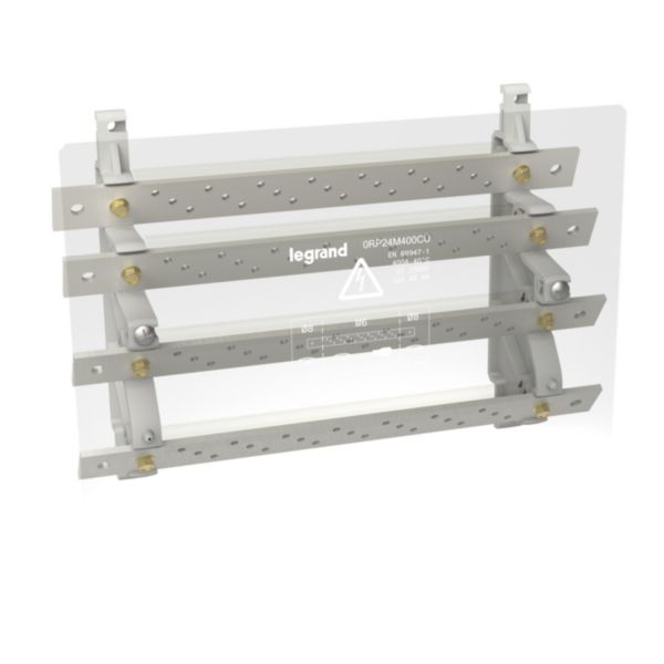 Bloc de distribution horizontal étagé 400A pour cosses - 4 barres en cuivre étamé - XL³HP - Page 3