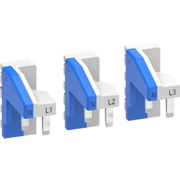 Jeu 3 modules de connexion P+N à gauche pour répartiteur de rangée automatique