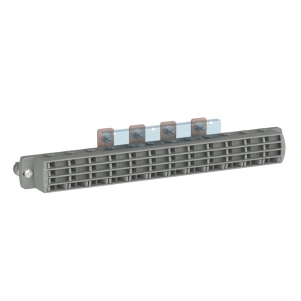 Bloc de distribution horizontal Lexiclic IS 223 triphasé+2 Neutre pour montage universel - 