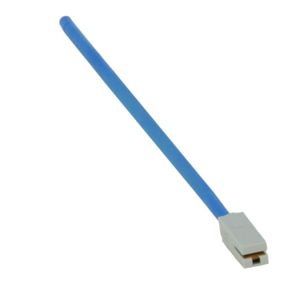 Câble de raccordement pour bloc de distribution Lexiclic 6mm² longueur 320mm bleu - 