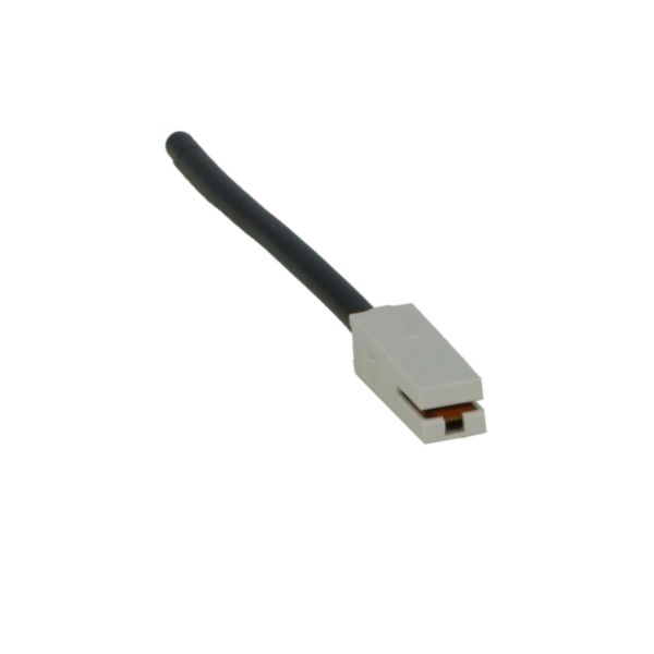 Câble de raccordement pour bloc de distribution Lexiclic 6mm² longueur 120mm noir - 