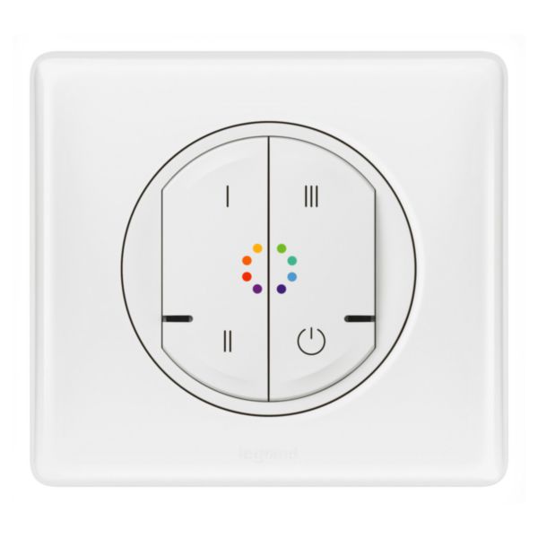 Pack de démarrage Ambiances Couleurs Céliane with Netatmo commande sans fils, Prise Control mobile et ampoule couleur - blanc