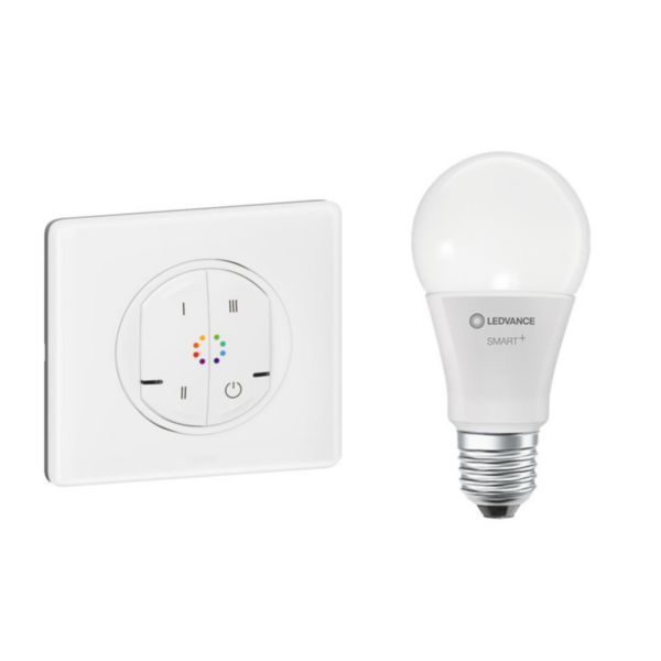 Pack extension Ambiances Couleurs Céliane with Netatmo 2 commande sans fils et ampoule couleur - blanc
