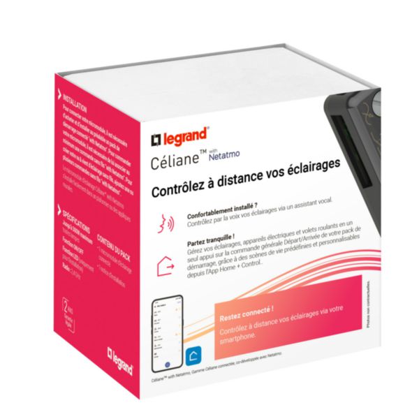 Interrupteur micromodule d'éclairage ON/OFF à installer près de l'éclairage à rendre connecté 