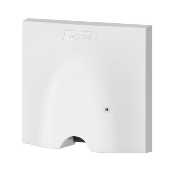 Sortie de câble connectée compatible fil pilote pour appareils 3000W maximum et mesure consommation - complet blanc