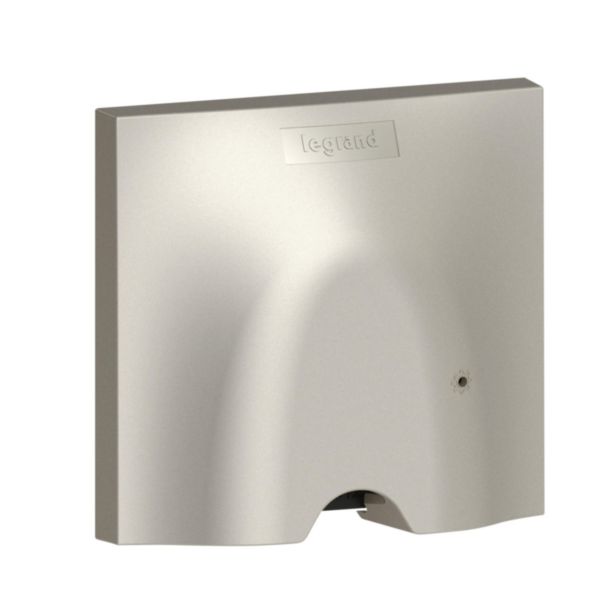 Sortie de câble connectée compatible fil pilote pour appareils 3000W maximum et mesure consommation - complet titane