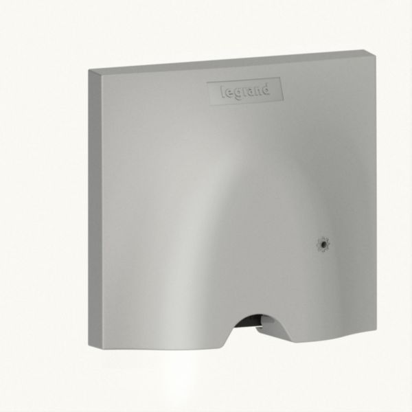 Sortie de câble connectée compatible fil pilote pour appareils 3000W maximum et mesure consommation - complet effet alu