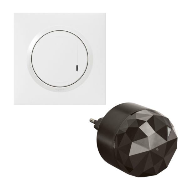 Pack de démarrage connecté dooxie with Netatmo avec Prise Control mobile et interrupteur variateur - blanc