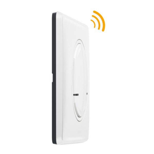 Interrupteur double sans fils pour interrupteur connecté ou prise connectée  Céliane with Netatmo avec plaque Blanc - particulier